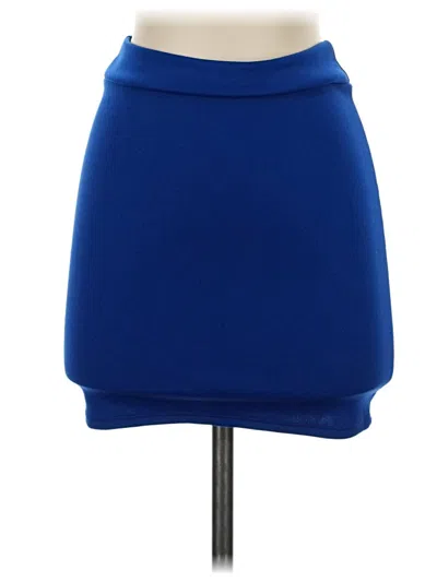 Pre-owned Unbranded Casual Skirt In Blue