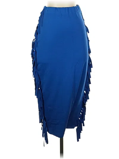 Pre-owned Unbranded Casual Skirt In Blue