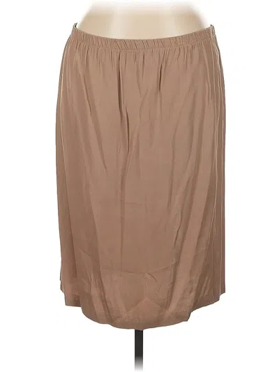 Pre-owned Unbranded Casual Skirt In Brown