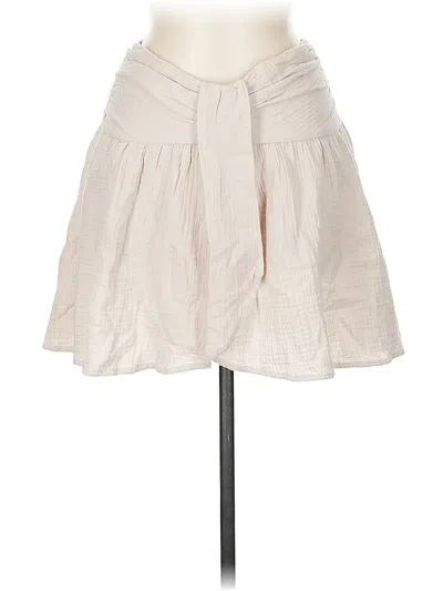 Pre-owned Unbranded Casual Skirt In Brown