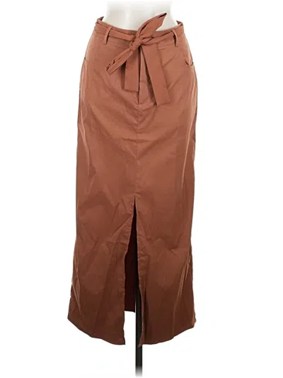 Pre-owned Unbranded Casual Skirt In Brown