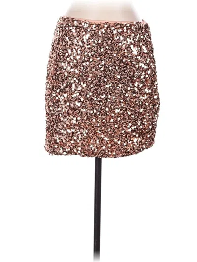 Pre-owned Unbranded Casual Skirt In Brown