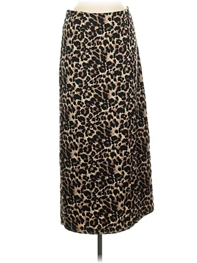 Pre-owned Unbranded Casual Skirt In Brown