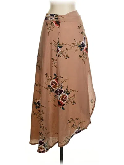 Pre-owned Unbranded Casual Skirt In Brown