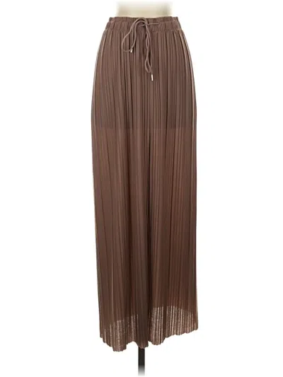 Pre-owned Unbranded Casual Skirt In Brown