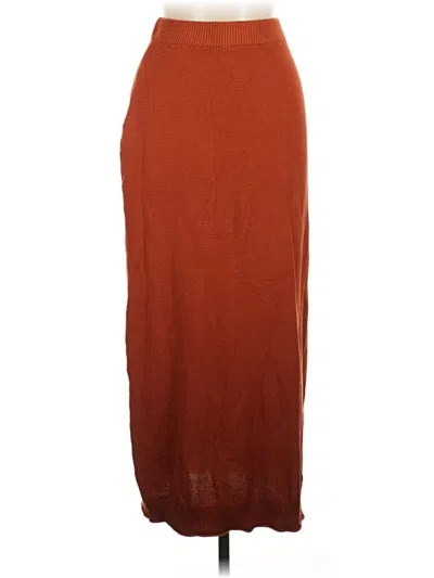 Pre-owned Unbranded Casual Skirt In Brown