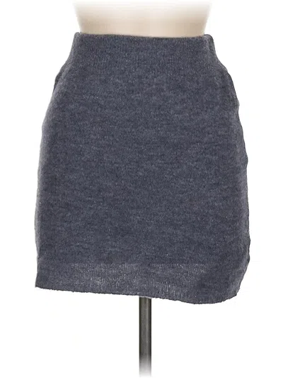Pre-owned Unbranded Casual Skirt In Gray