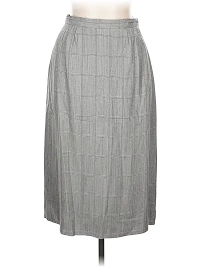 Pre-owned Unbranded Casual Skirt In Gray