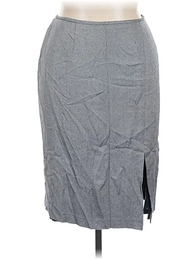 Pre-owned Unbranded Casual Skirt In Gray