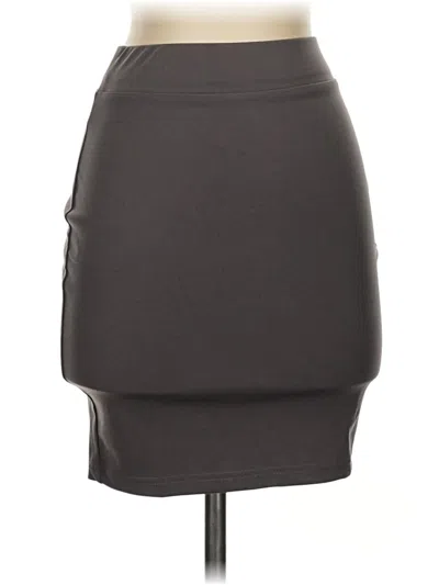 Pre-owned Unbranded Casual Skirt In Gray