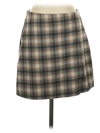 Pre-owned Unbranded Casual Skirt In Gray