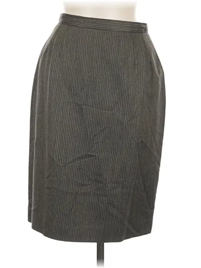 Pre-owned Unbranded Casual Skirt In Gray