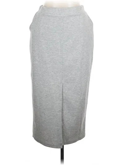 Pre-owned Unbranded Casual Skirt In Gray