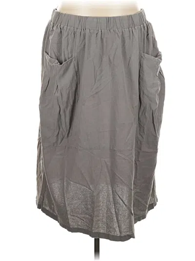 Pre-owned Unbranded Casual Skirt In Gray