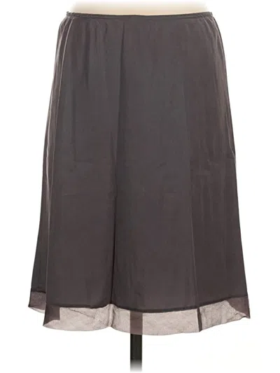 Pre-owned Unbranded Casual Skirt In Gray