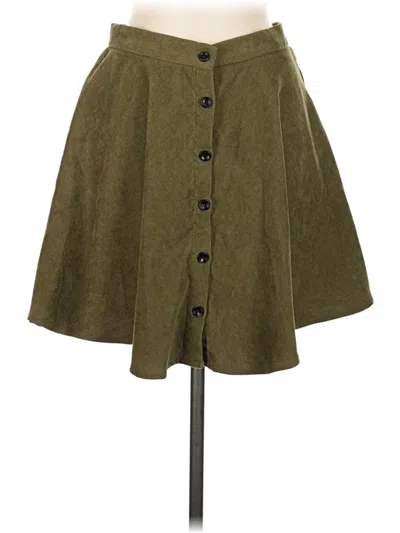 Pre-owned Unbranded Casual Skirt In Green