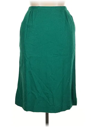 Pre-owned Unbranded Casual Skirt In Green