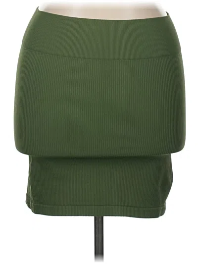 Pre-owned Unbranded Casual Skirt In Green