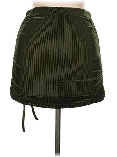 Pre-owned Unbranded Casual Skirt In Green