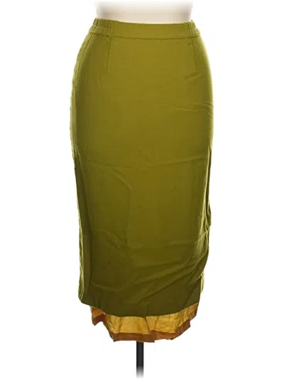 Pre-owned Unbranded Casual Skirt In Green