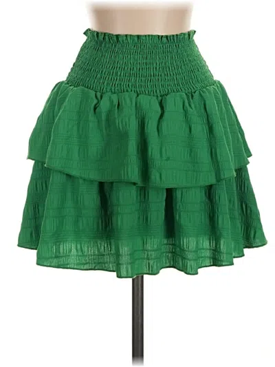 Pre-owned Unbranded Casual Skirt In Green