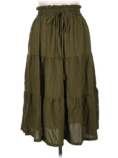 Pre-owned Unbranded Casual Skirt In Green