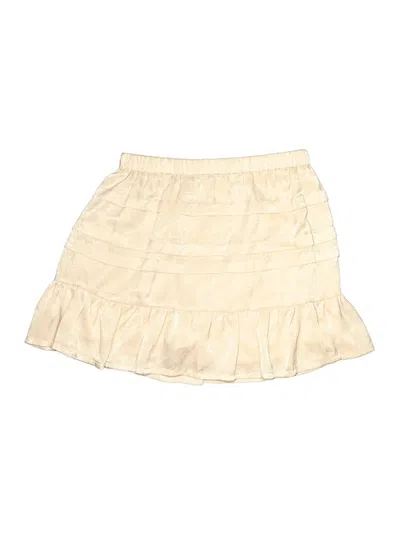 Pre-owned Unbranded Casual Skirt In Ivory