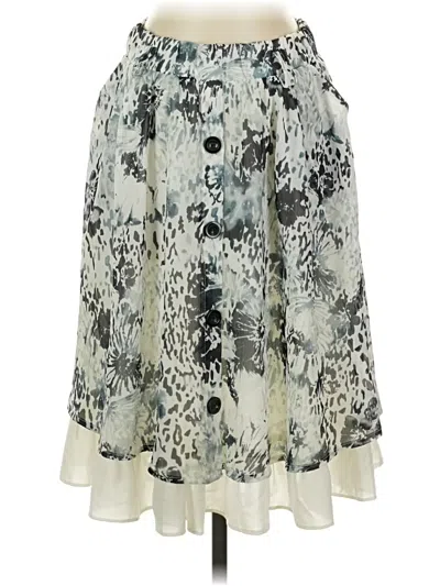 Pre-owned Unbranded Casual Skirt In Ivory