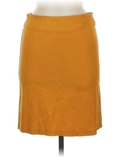 Pre-owned Unbranded Casual Skirt In Orange
