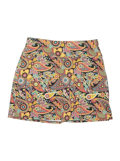 Pre-owned Unbranded Casual Skirt In Orange