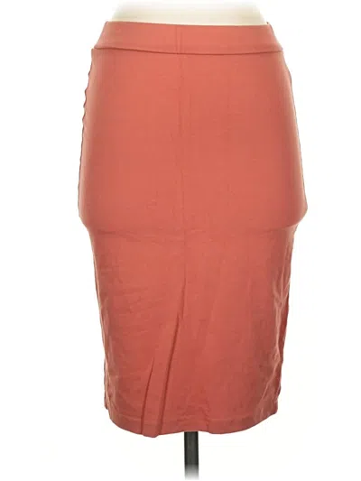 Pre-owned Unbranded Casual Skirt In Orange
