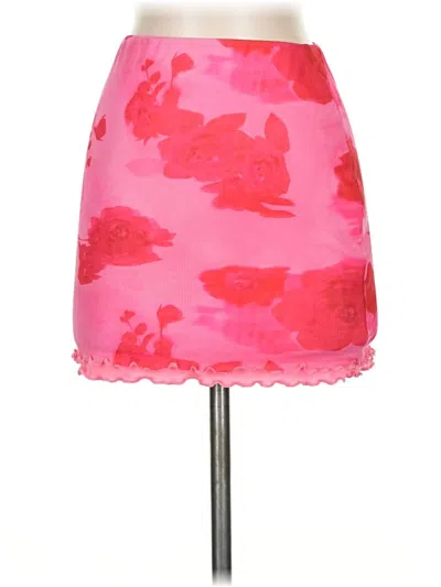 Pre-owned Unbranded Casual Skirt In Pink