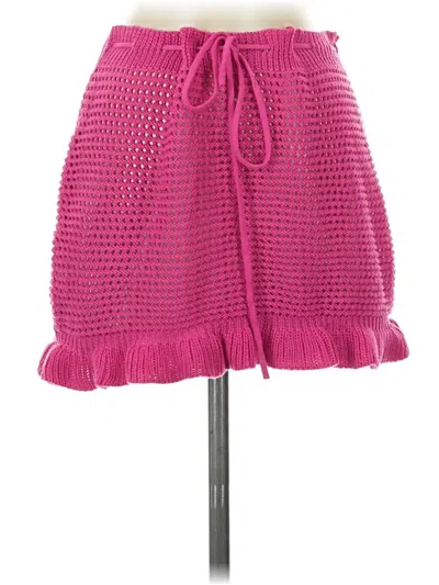 Pre-owned Unbranded Casual Skirt In Pink