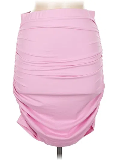 Pre-owned Unbranded Casual Skirt In Pink
