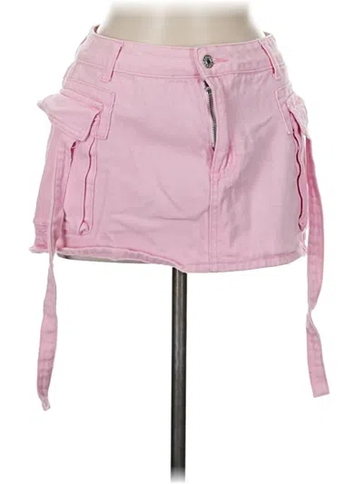Pre-owned Unbranded Casual Skirt In Pink