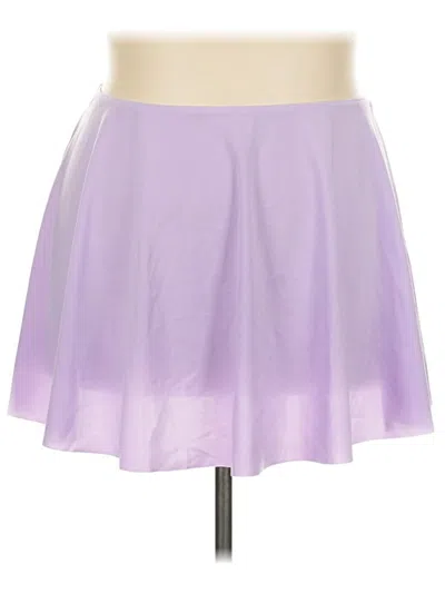 Pre-owned Unbranded Casual Skirt In Purple