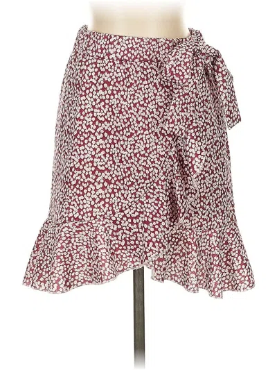 Pre-owned Unbranded Casual Skirt In Red