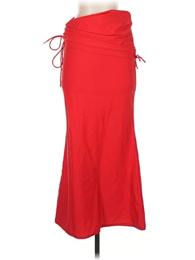 Pre-owned Unbranded Casual Skirt In Red