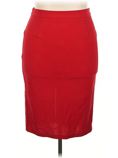 Pre-owned Unbranded Casual Skirt In Red