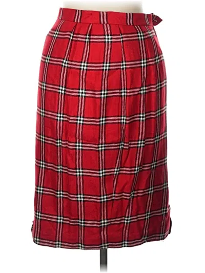 Pre-owned Unbranded Casual Skirt In Red