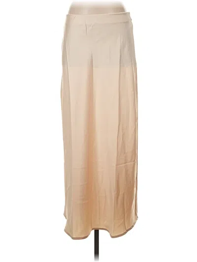 Pre-owned Unbranded Casual Skirt In Tan