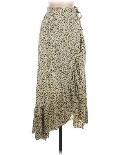 Pre-owned Unbranded Casual Skirt In Tan