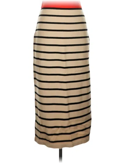 Pre-owned Unbranded Casual Skirt In Tan