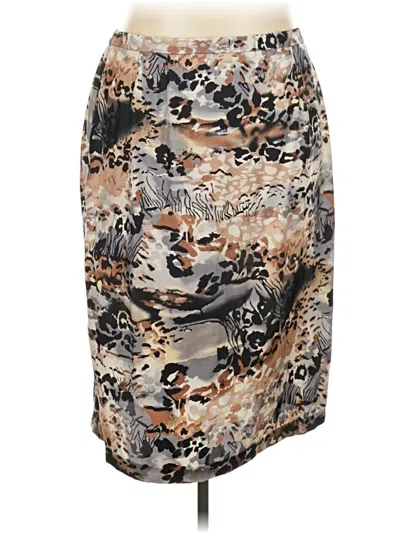 Pre-owned Unbranded Casual Skirt In Tan