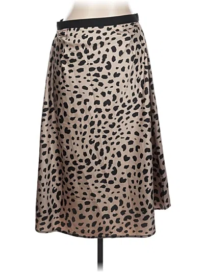 Pre-owned Unbranded Casual Skirt In Tan