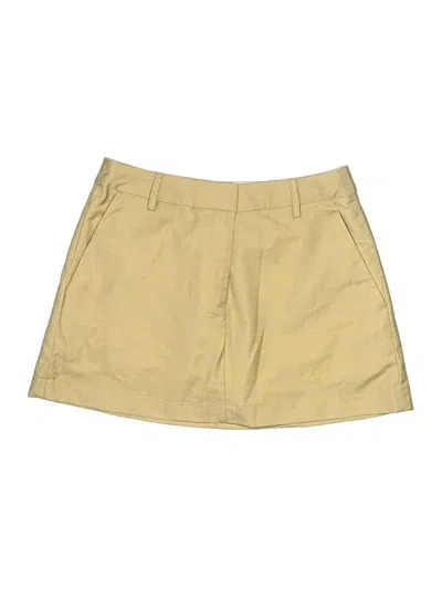Pre-owned Unbranded Casual Skirt In Tan