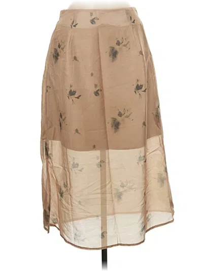 Pre-owned Unbranded Casual Skirt In Tan