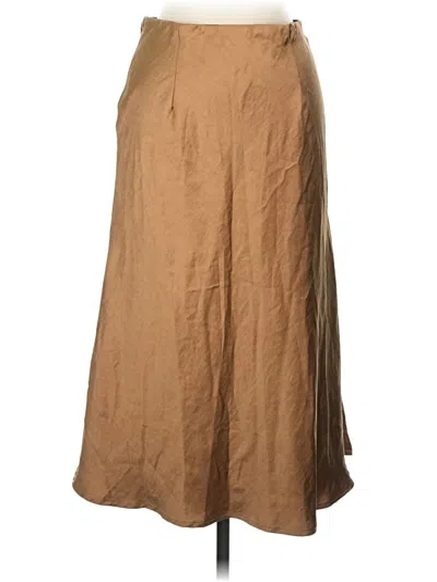 Pre-owned Unbranded Casual Skirt In Tan