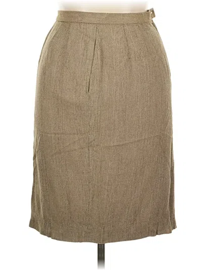 Pre-owned Unbranded Casual Skirt In Tan