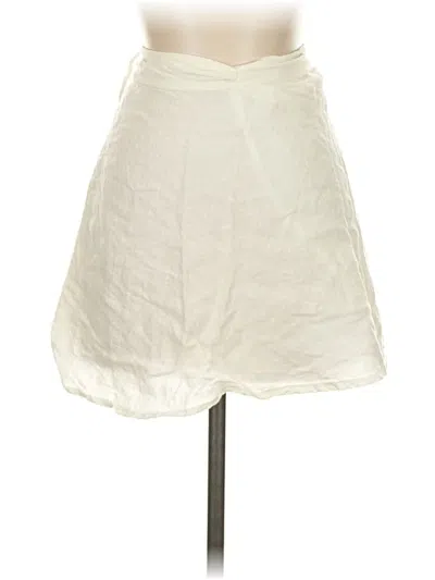 Pre-owned Unbranded Casual Skirt In White